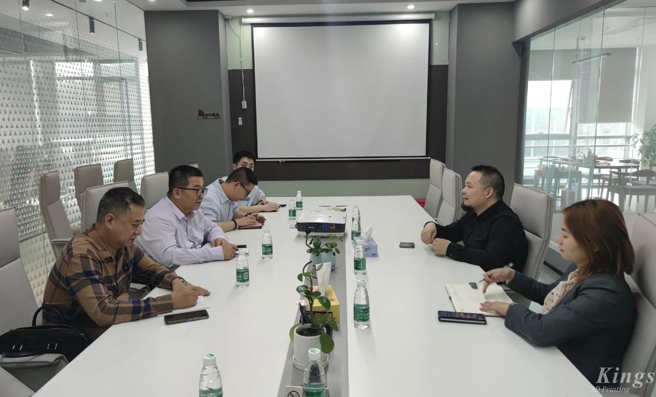 广东省增材制造协会陈孝超秘书长带队到WB.COM万搏,三维等3D打印企业走访调研