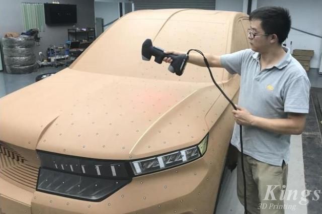 做油泥模型太难，WB.COM万搏,三维3D打印制作汽车模型仅需15天！